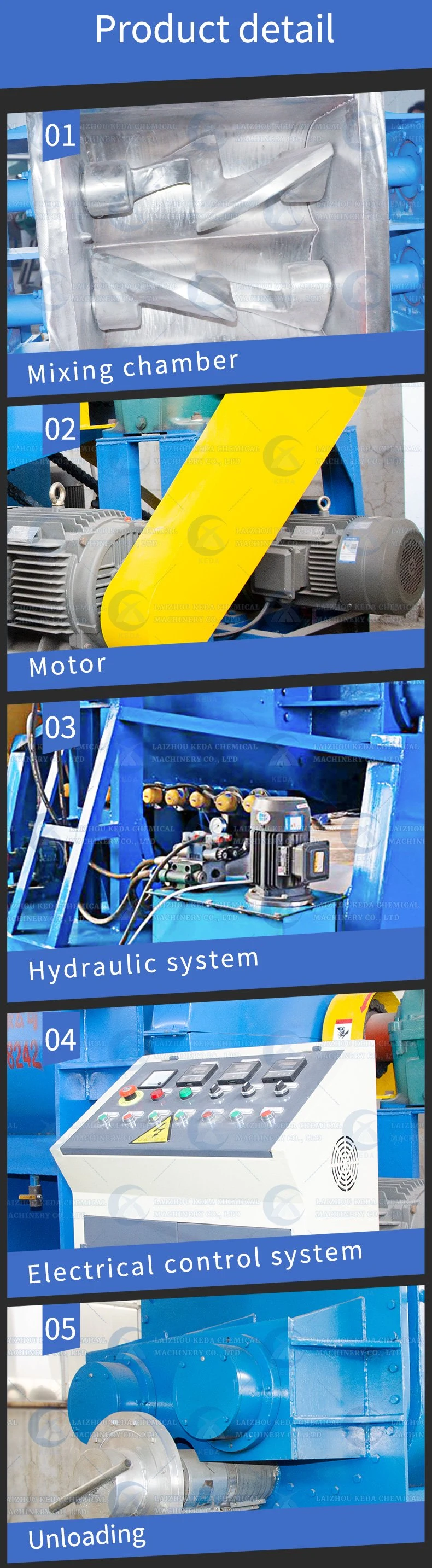 300L Hydraulic Tilt Discharge Double Sigma Blade Mixer to Process High Viscosity Material