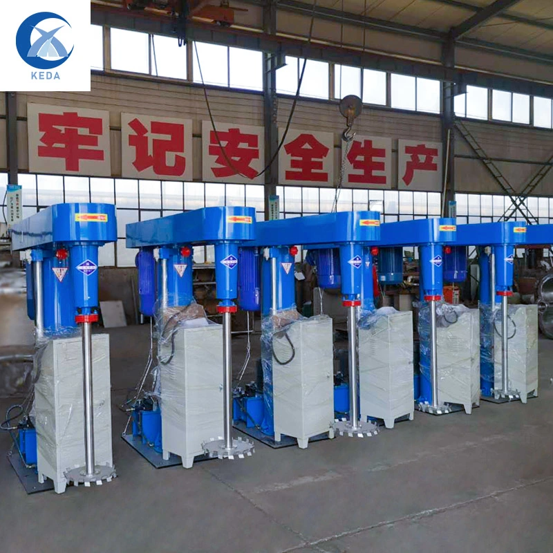 Adhesive Industrial High Speed Disperser/ Electrc Liquid Paint Mixing Machine with Stainless Steel