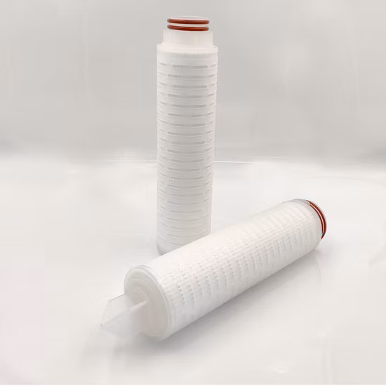 Cartucho de filtro de PTFE hidrofóbico de 0,2um para tratamento químico e de água