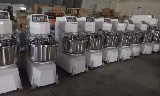 Misturador de massa de 100kg misturador espiral misturador de dois sacos misturador de 4 sacos misturador de alimentos misturador de massa industrial adequado para pão misturador de alimentos