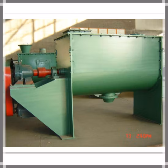 Máquina misturadora de fita dupla horizontal industrial para misturar pó seco