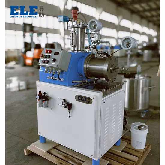 Moinho de grânulos tipo disco horizontal para produção de tintas com certificado Ce