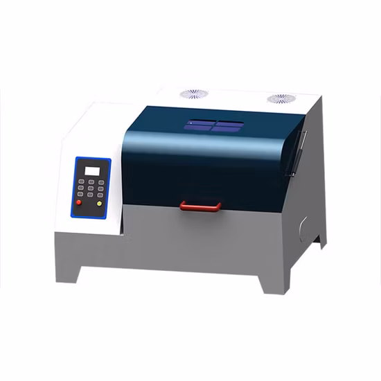 Moinho de bolas planetário com controle de velocidade independente para revolução do disco e rotação do frasco