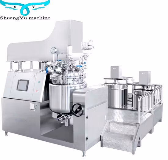Misturador homogeneizador emulsificante a vácuo para produtos de alta viscosidade